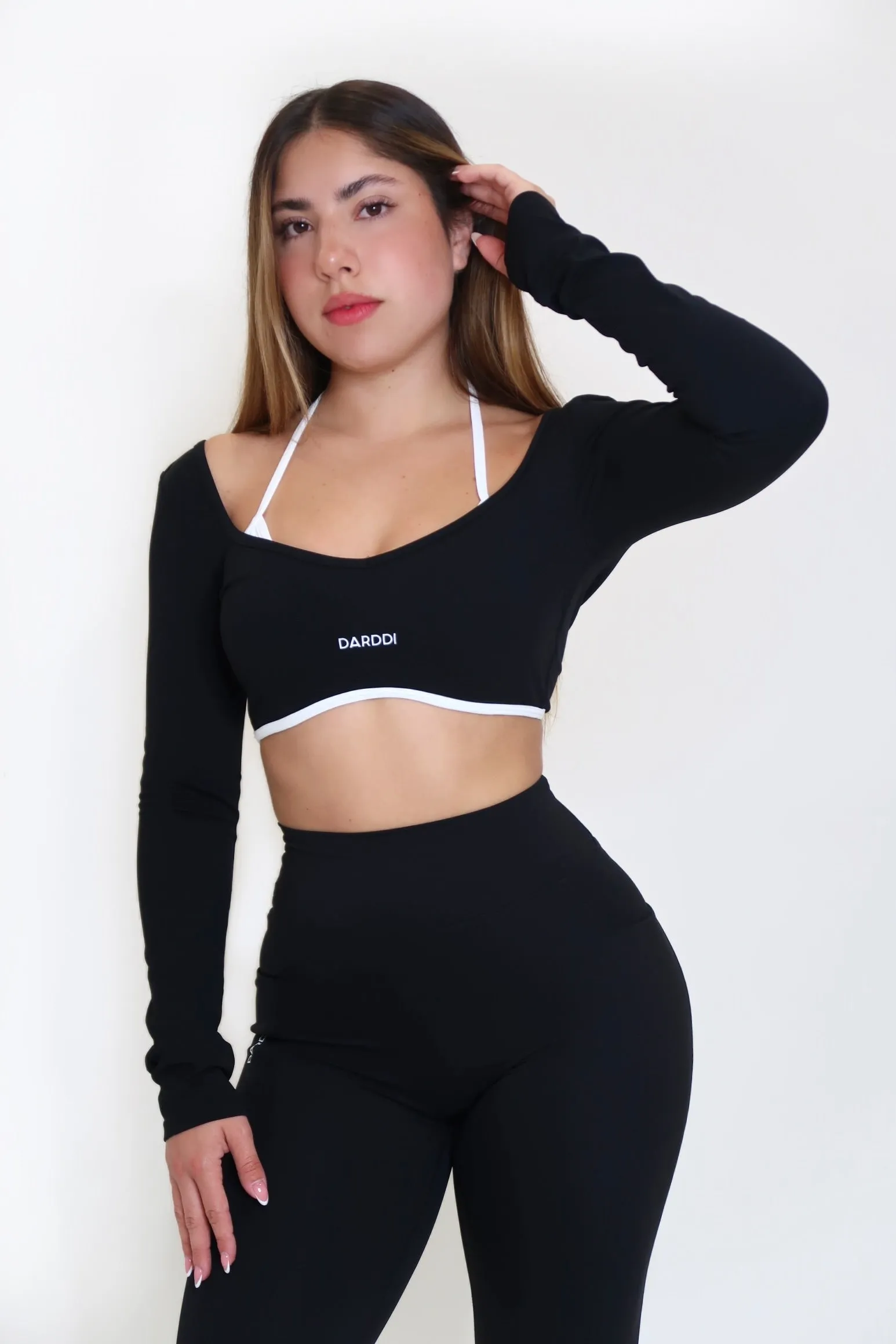 Refined sports bra long sleeve