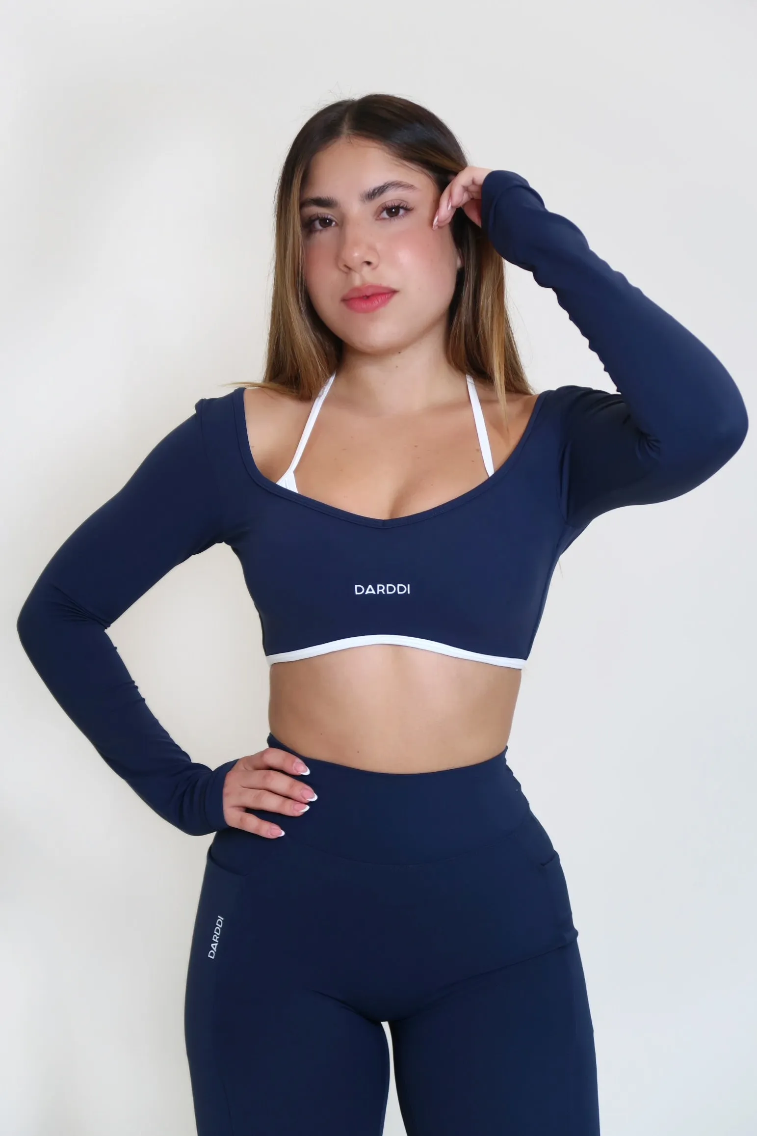 Refined sports bra long sleeve