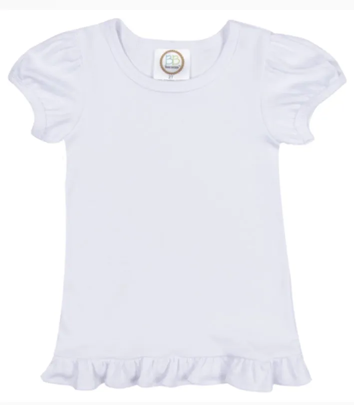 Retro Sunglasses Ruffled Shorts & Shirt Set