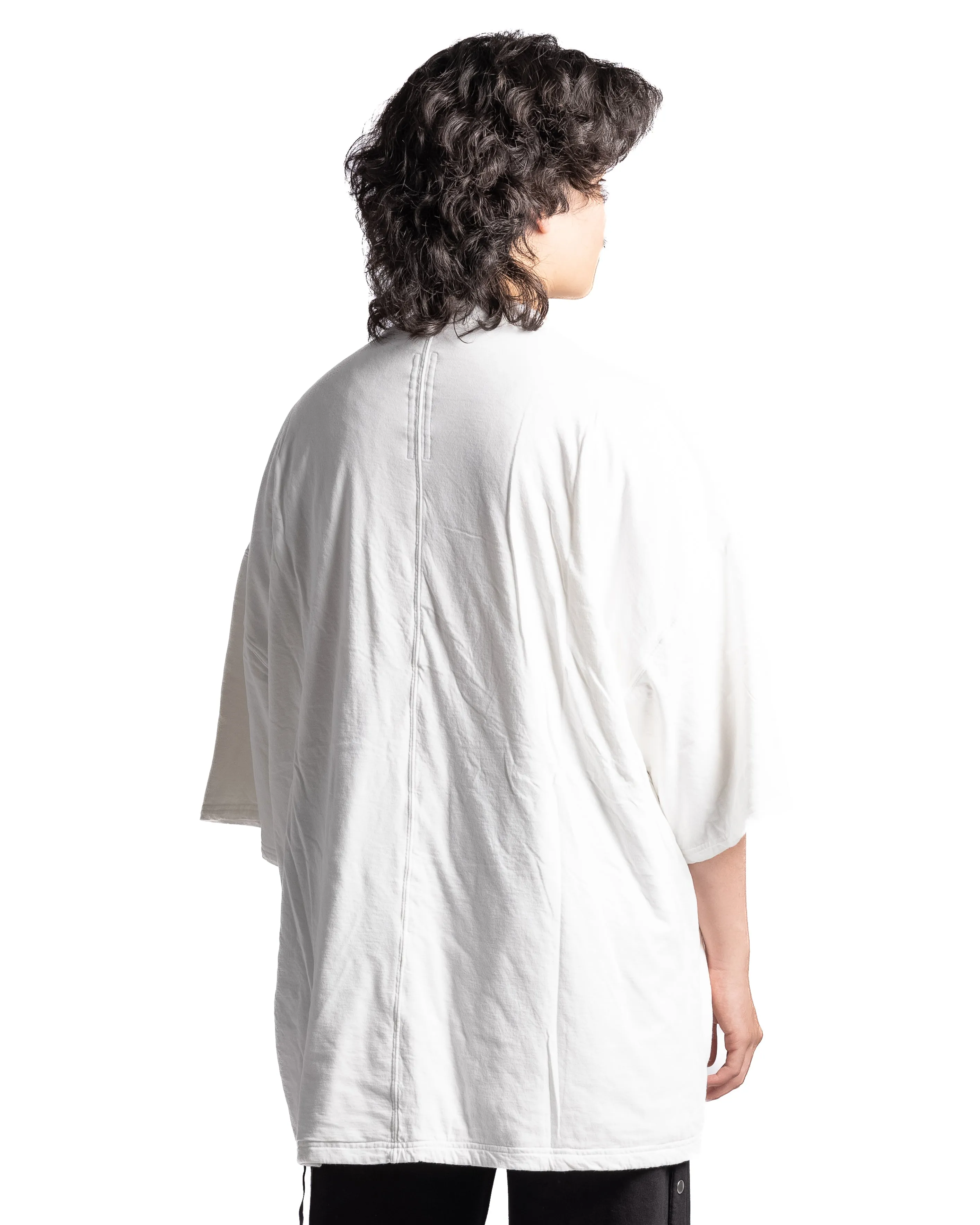 Rick Owens DRKSHDW Knit Padded Tommy Tee Milk