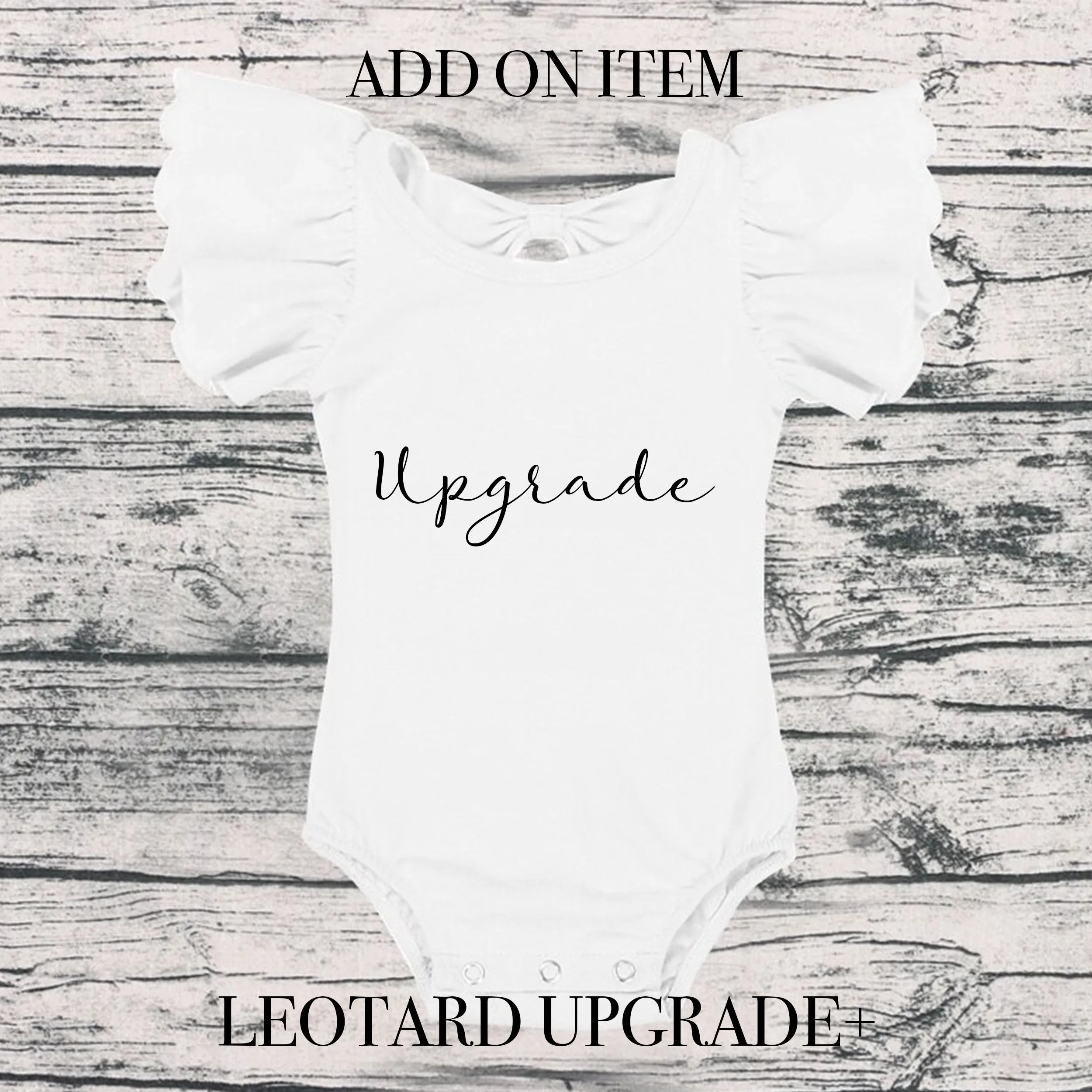 Ruffle Leotard Add on item (1-2 weeks)