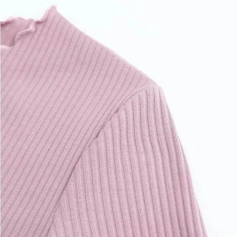 Ruffled Crop T-Shirt