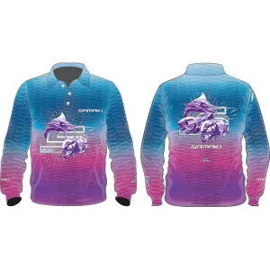 Samaki Dreamcatcher Kids Long Sleeve Performance Fishing Shirt Jersey