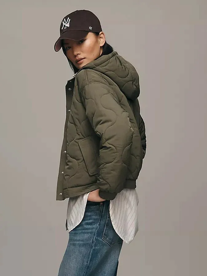 SANCTUARY- WOMEN'S COMFY QUILTED JACKET