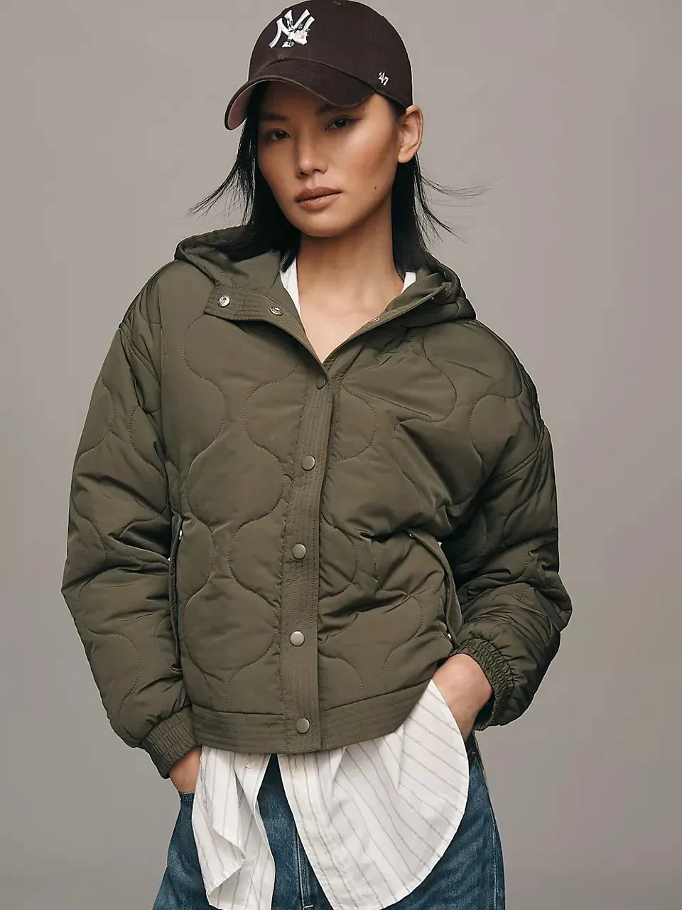 SANCTUARY- WOMEN'S COMFY QUILTED JACKET