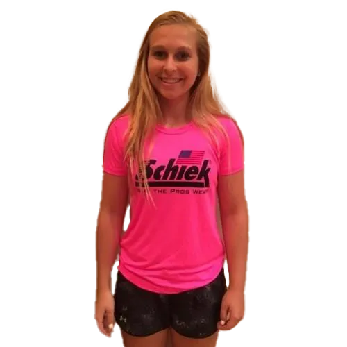 Schiek Womens Poly HD Shirt - Pink