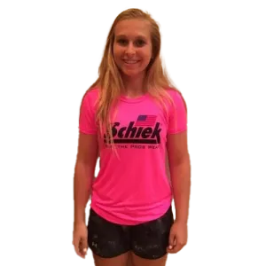 Schiek Womens Poly HD Shirt - Pink