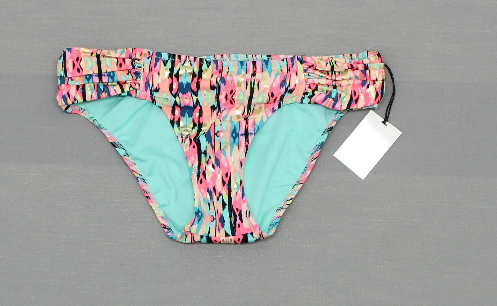 Shade & Shore Women's Beach Hipster Bikini Bottom Bright Multi-Color XS