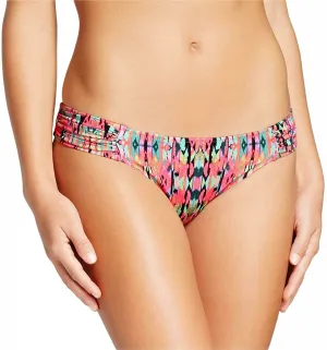 Shade & Shore Women's Beach Hipster Bikini Bottom Bright Multi-Color XS