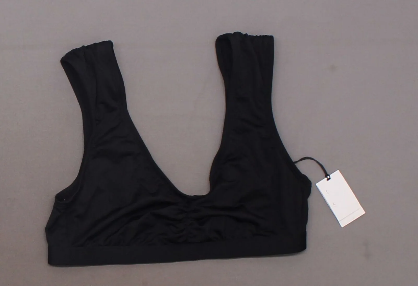 Shade & Shore Women's Cap Sleeve Bralette Bikini Top. AFF89T-Nopads