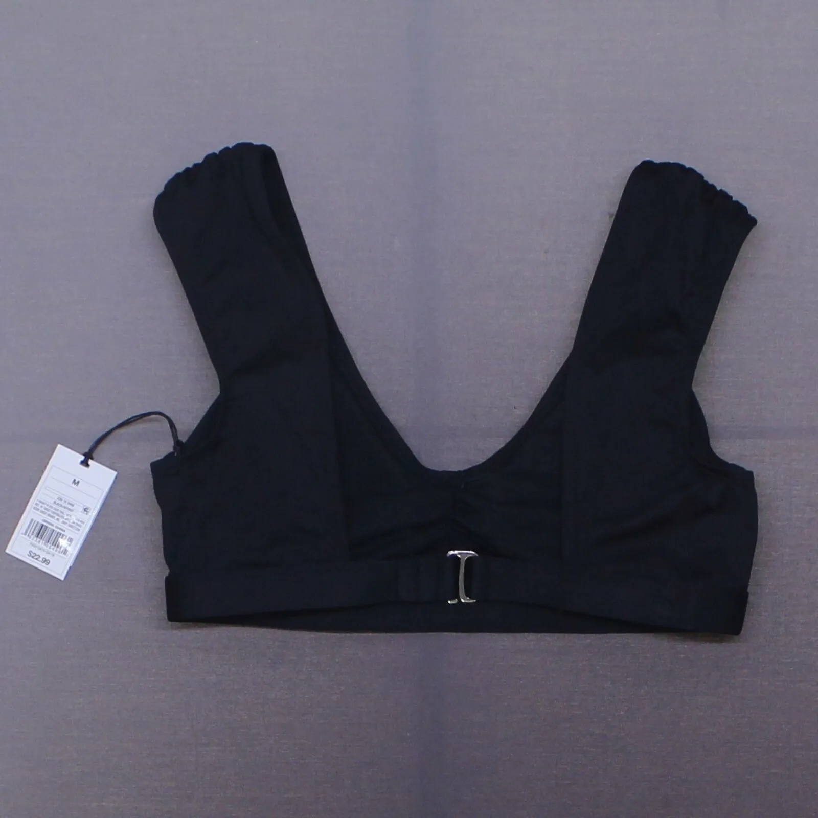 Shade & Shore Women's Cap Sleeve Bralette Bikini Top