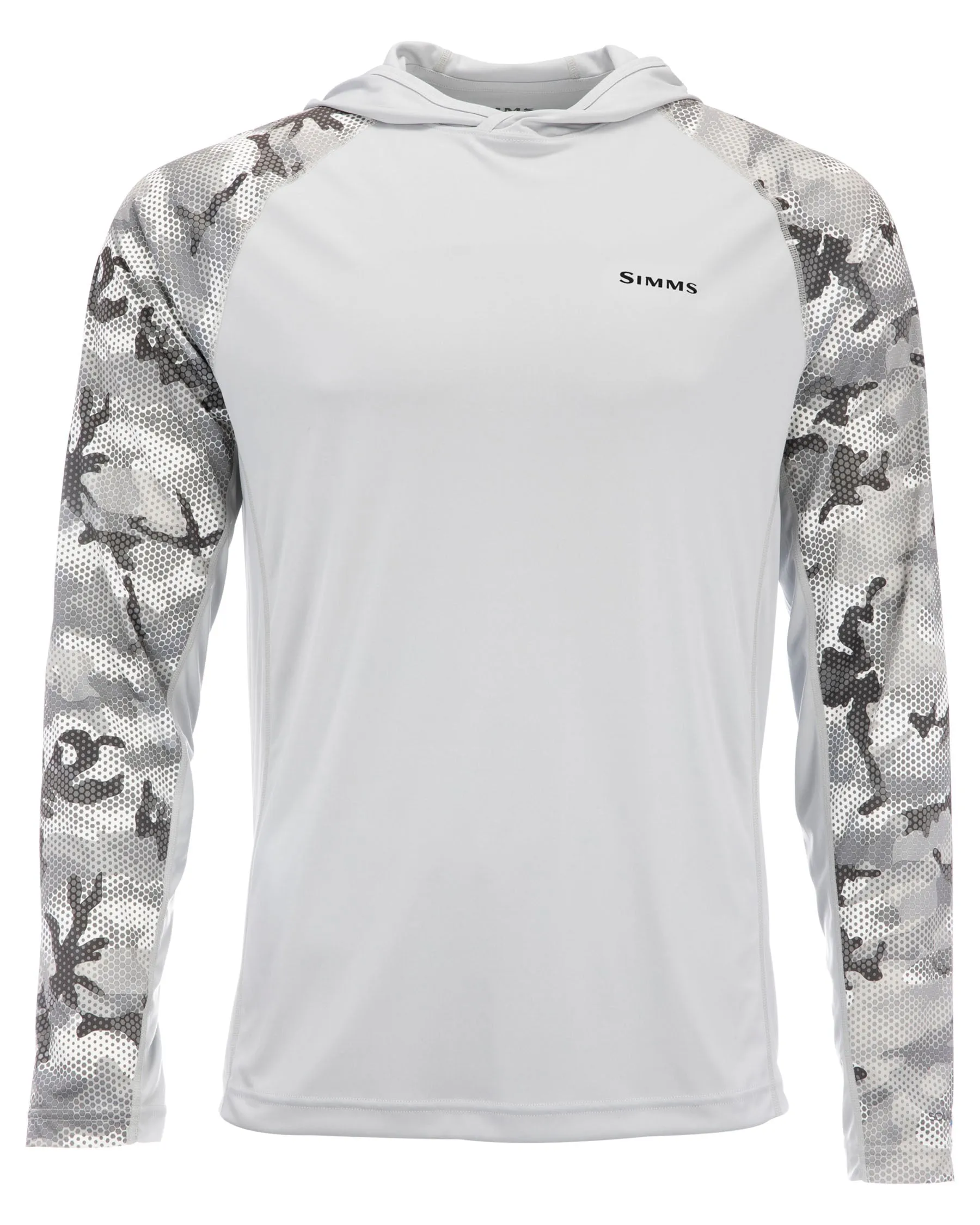 Simms Solarflex Hoody Hex Flo Camo Steel