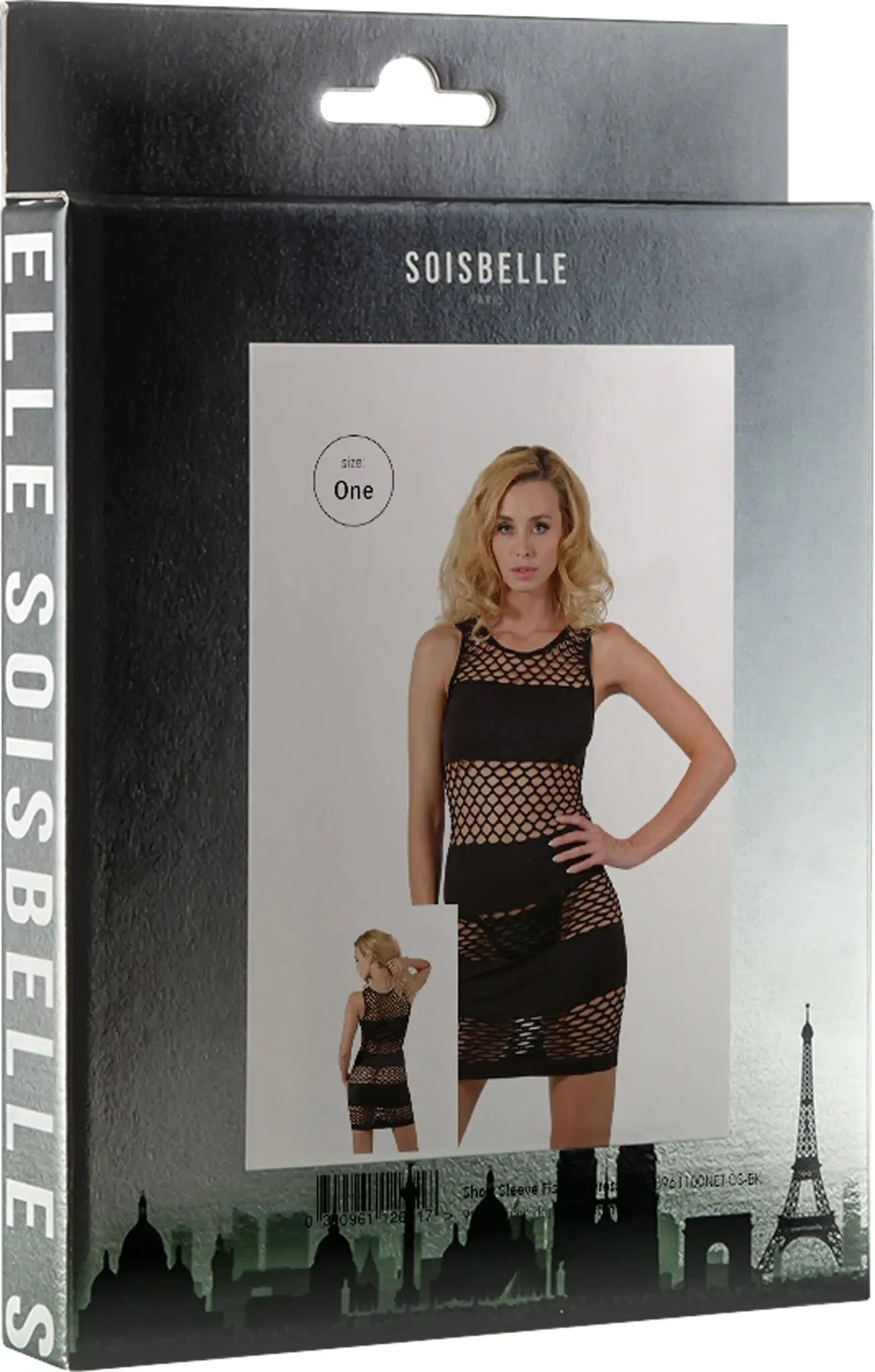Soisbelle Paris - Visnet Jurk - One Size - Zwart