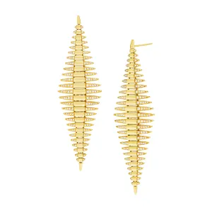 Spina Flexible Long Earrings