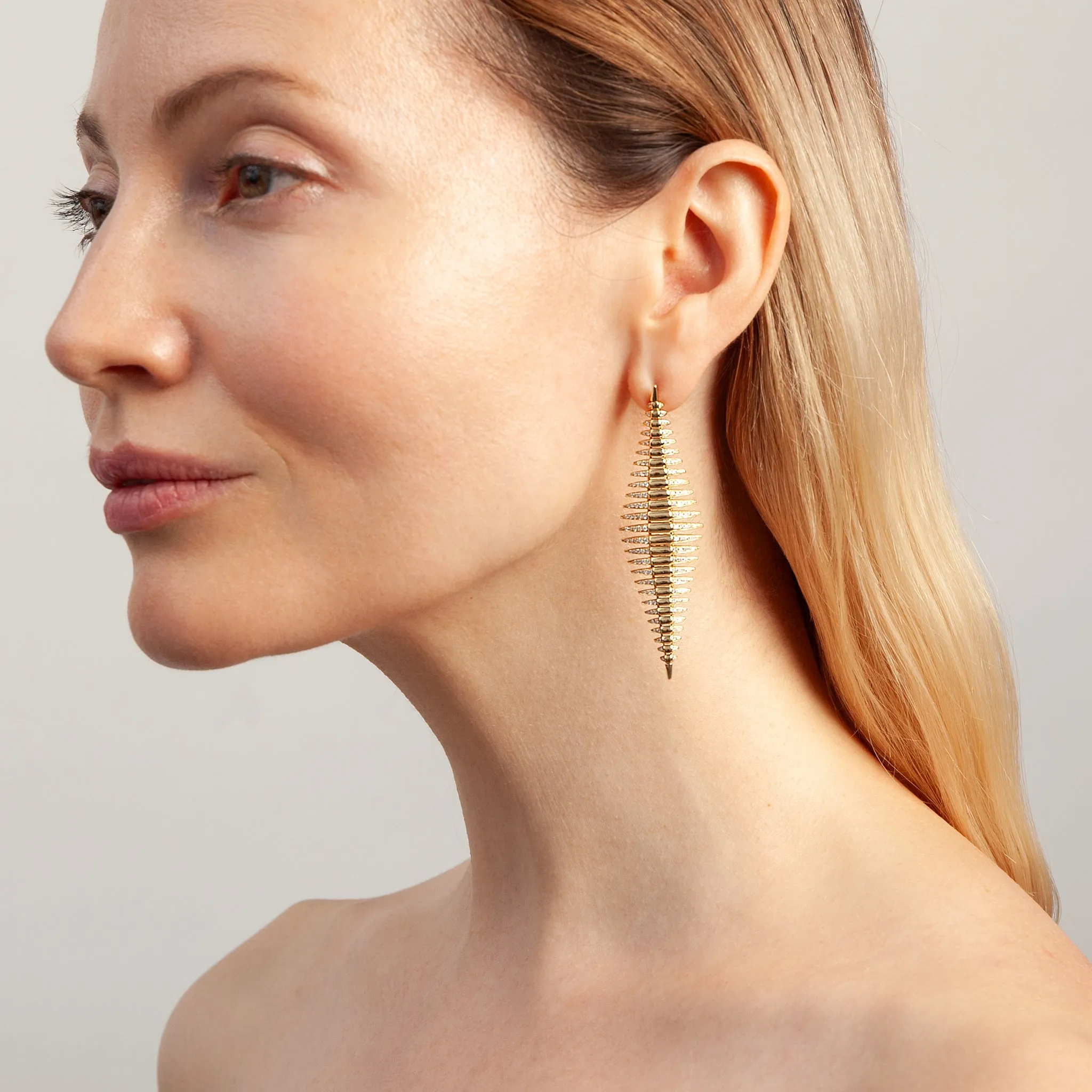 Spina Flexible Long Earrings