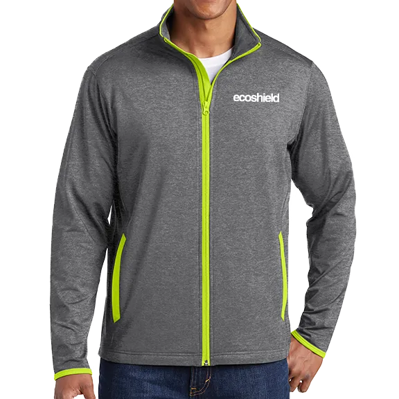 Sport-Tek Sport-Wick Stretch Contrast Full-Zip Jacket