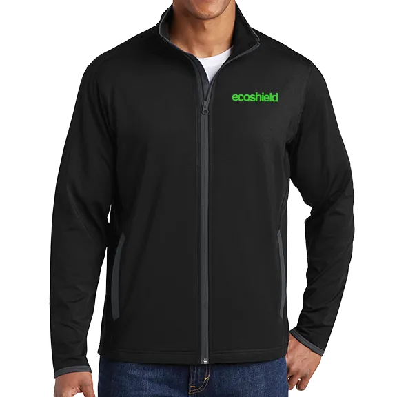 Sport-Tek Sport-Wick Stretch Contrast Full-Zip Jacket