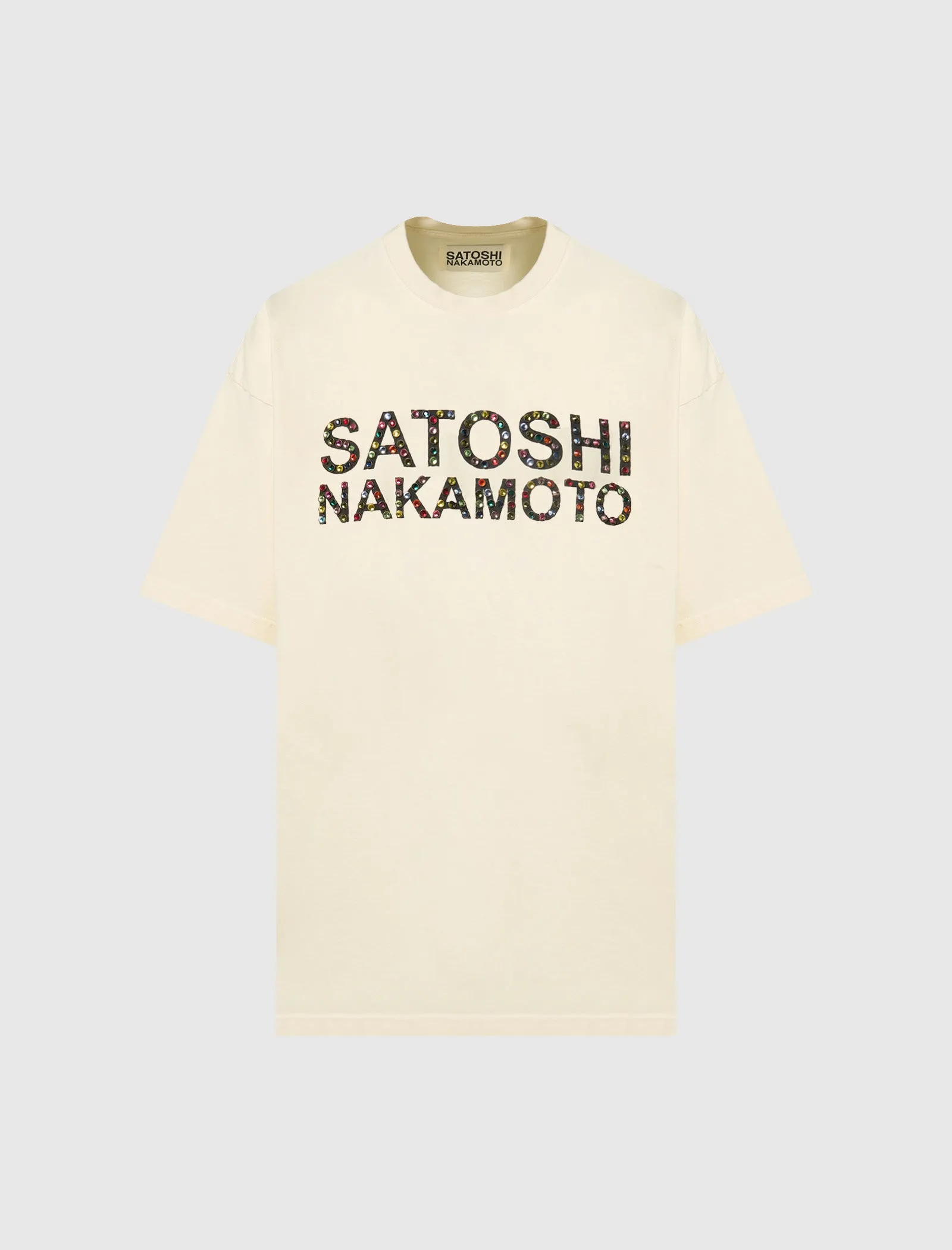 STUDDED LOGO TEE
