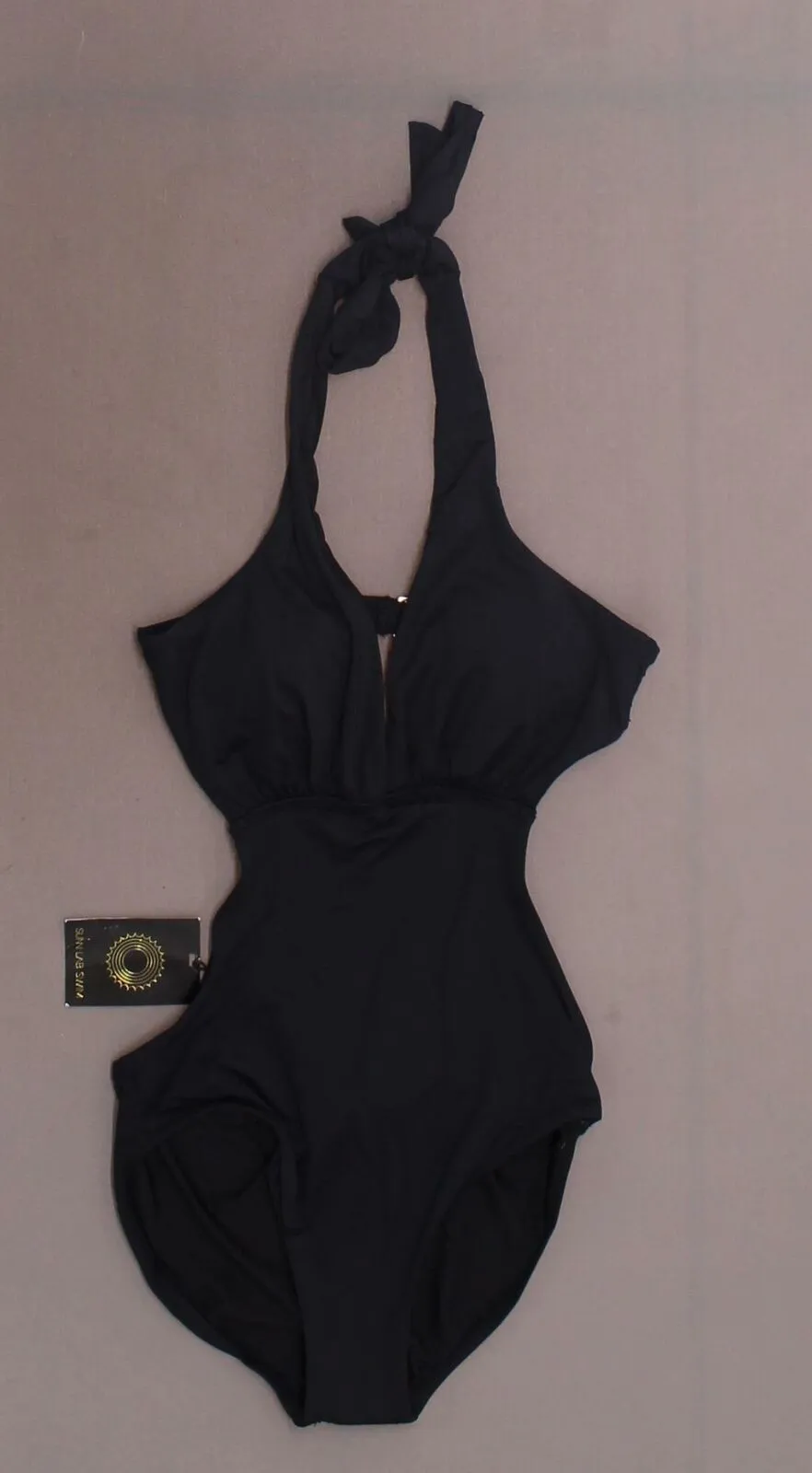 Sunn Lab Swim Women's Plunge Front Monokini One Piece Swimsuit