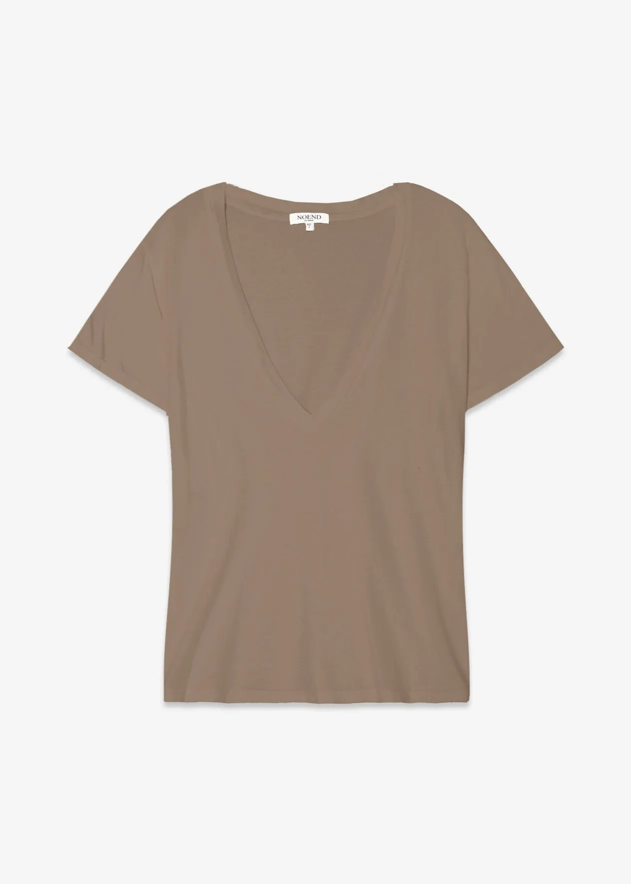 Supima Cotton Deep V Neck Tee