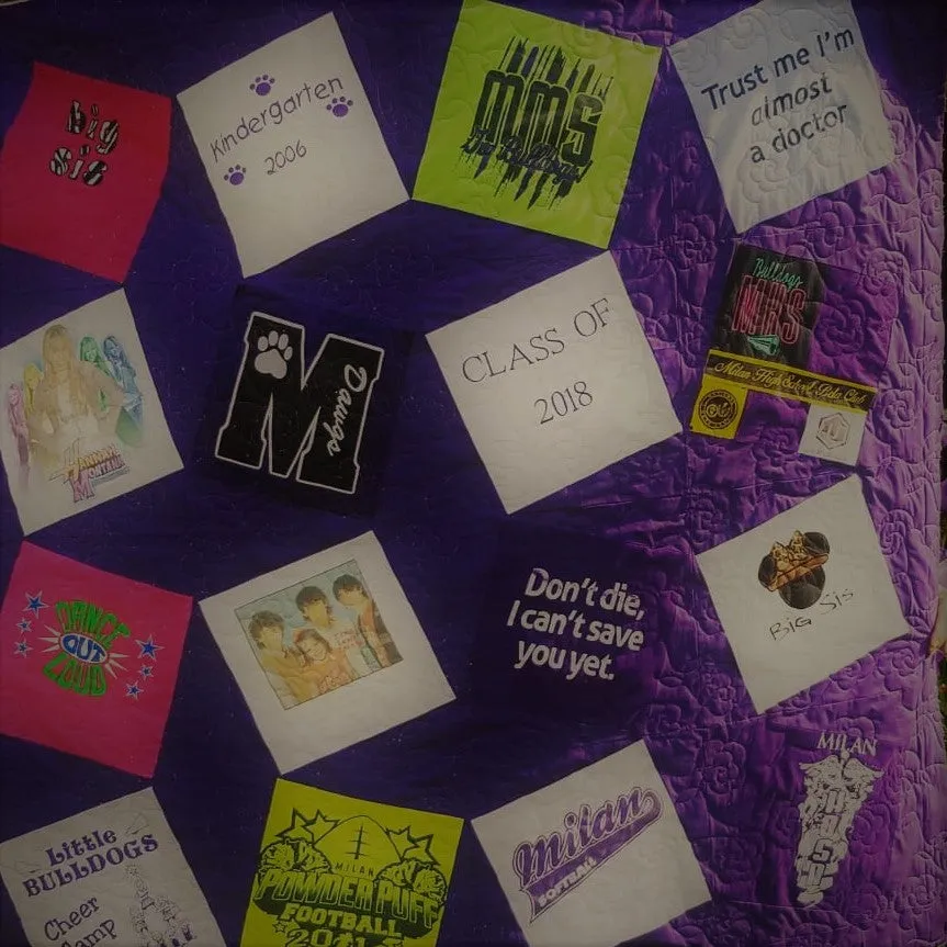 T-Shirt Quilts! No Sashing