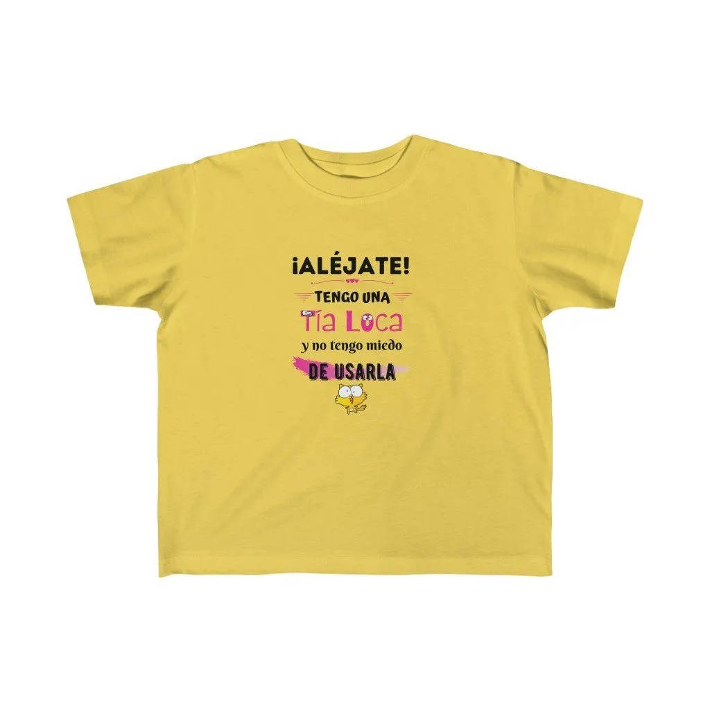 Tengo una tía loca... Camisa para niños Tallas 2T a 6T