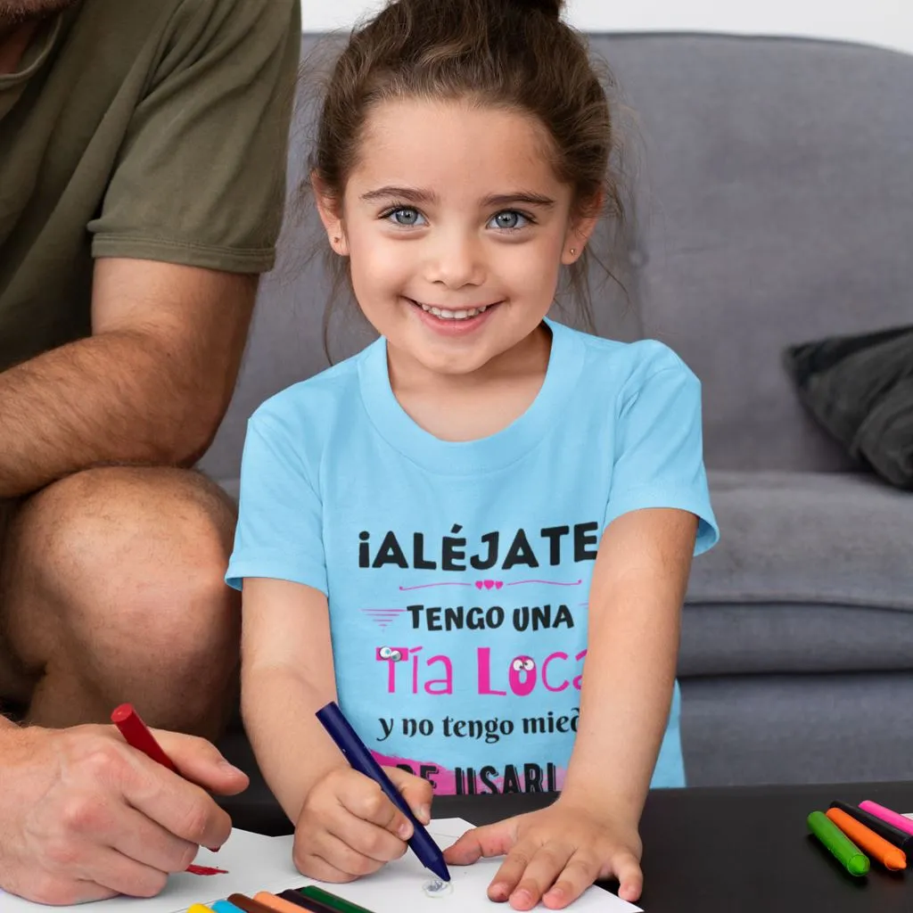 Tengo una tía loca... Camisa para niños Tallas 2T a 6T