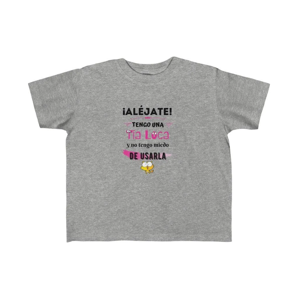 Tengo una tía loca... Camisa para niños Tallas 2T a 6T