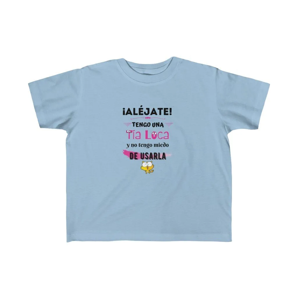 Tengo una tía loca... Camisa para niños Tallas 2T a 6T