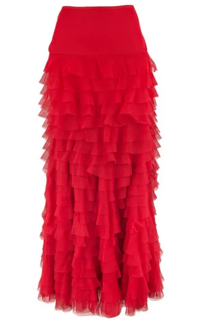 The Vintage Collection Long Ruffled Mermaid Skirt