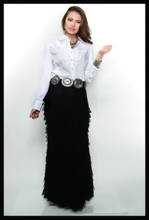 The Vintage Collection Long Ruffled Mermaid Skirt
