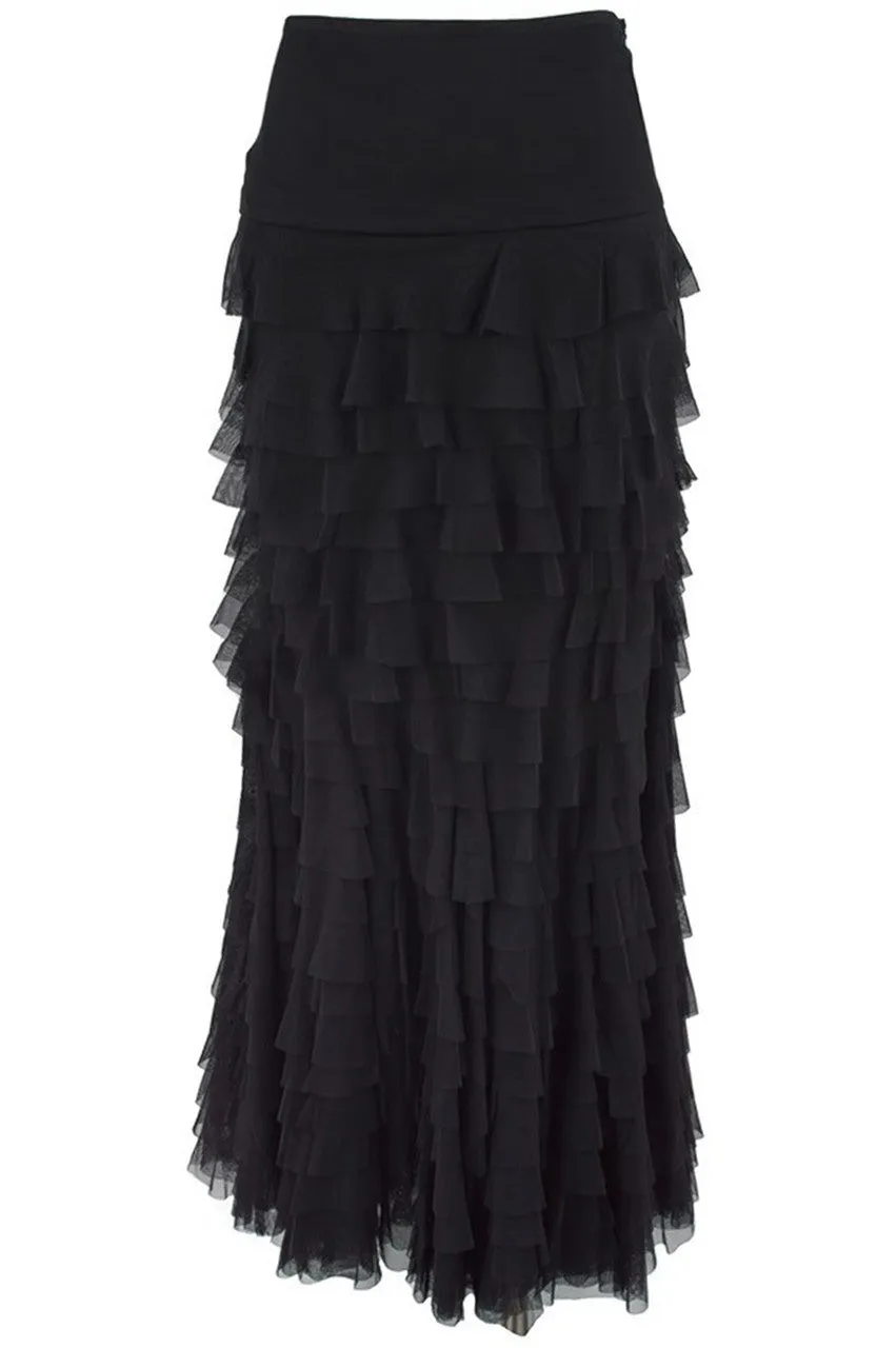 The Vintage Collection Long Ruffled Mermaid Skirt