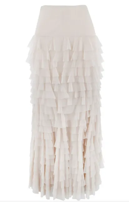 The Vintage Collection Long Ruffled Mermaid Skirt