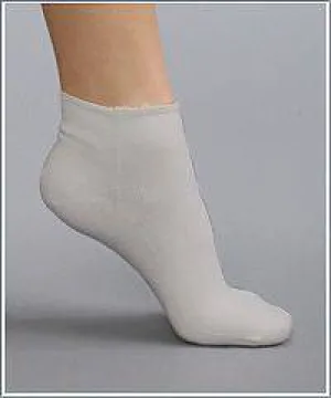 Therafirm SmartKnit Seamless Diabetic Mini-Crew Socks w/ X-Static Silver Fibers
