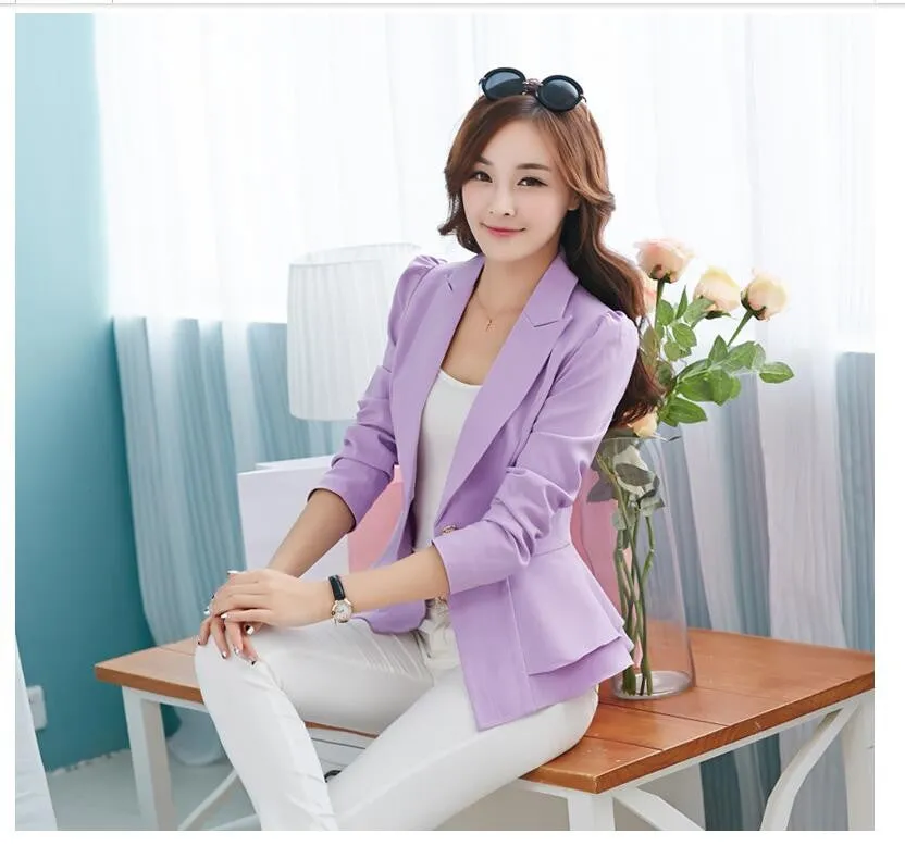Tia Ruched Suit Blazer