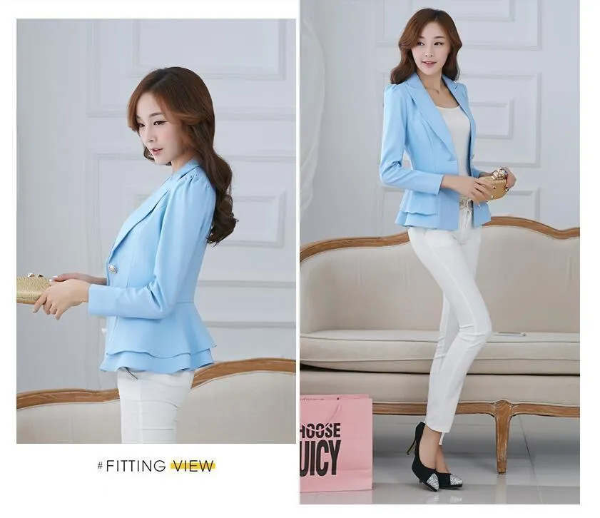 Tia Ruched Suit Blazer