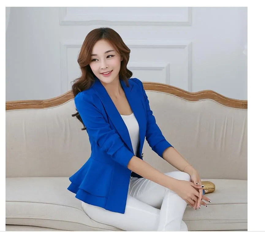 Tia Ruched Suit Blazer