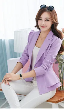 Tia Ruched Suit Blazer