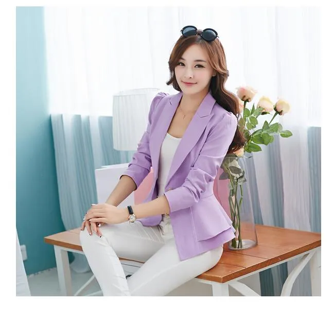 Tia Ruched Suit Blazer