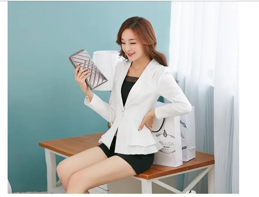 Tia Ruched Suit Blazer