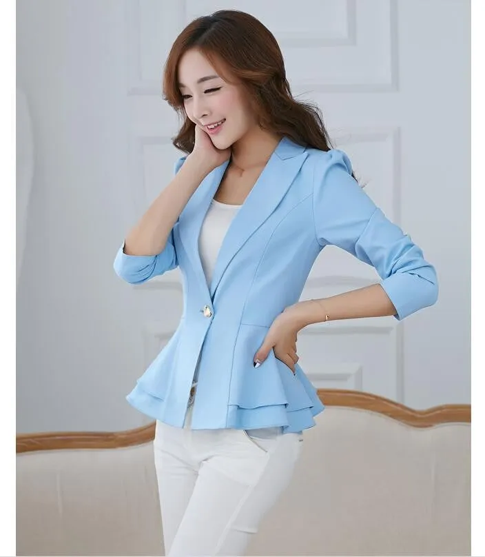 Tia Ruched Suit Blazer
