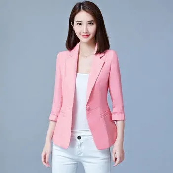 Tia Ruched Suit Blazer