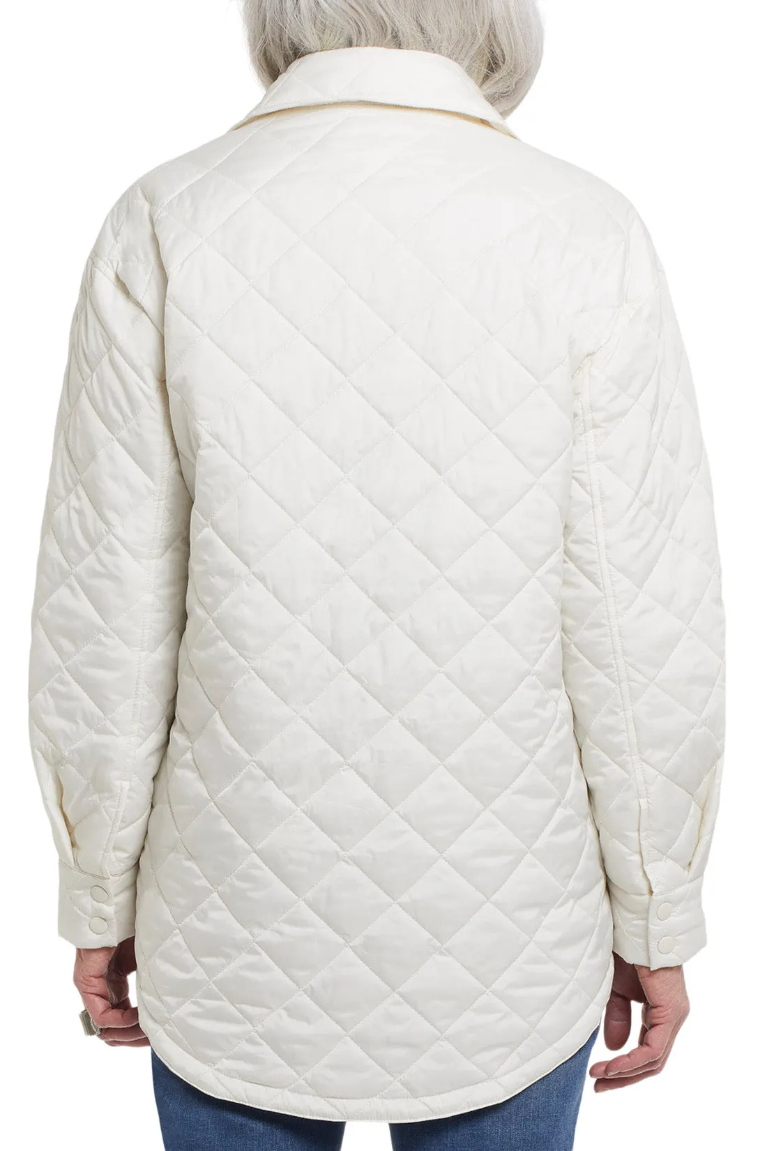 Tribal Quilted Shacket With Side Pockets