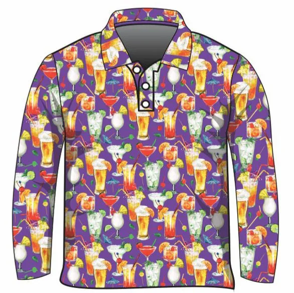 Tropical | Cocktail Fruit Tingle Fishing Shirt ★Pre-Order★