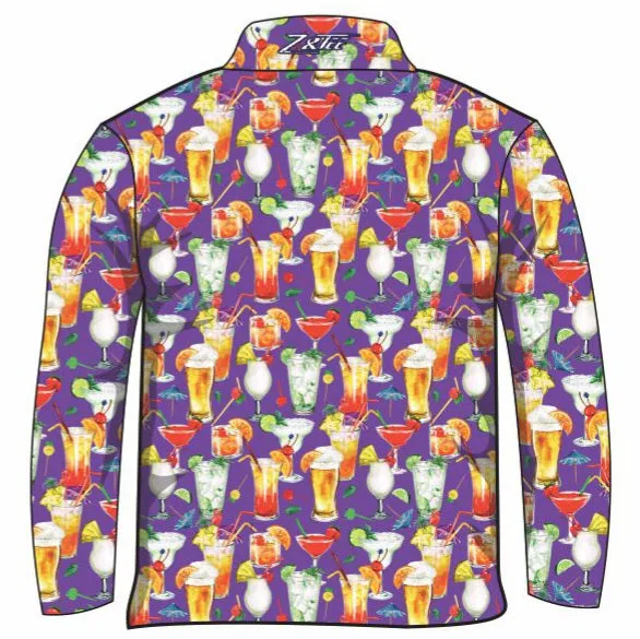 Tropical | Cocktail Fruit Tingle Fishing Shirt ★Pre-Order★