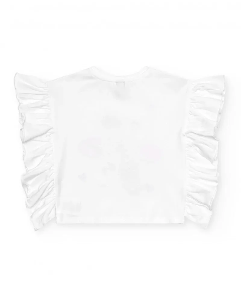 TUC TUC | Jersey Ruffled T-Shirt