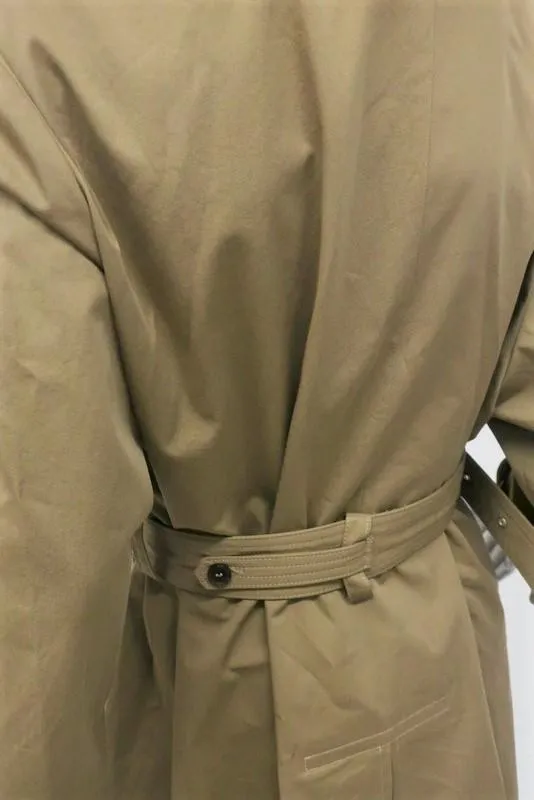 Vanessa Bruno Trench Coat Gatsby Khaki Cotton Gabardine Size 38 Belted Jacket
