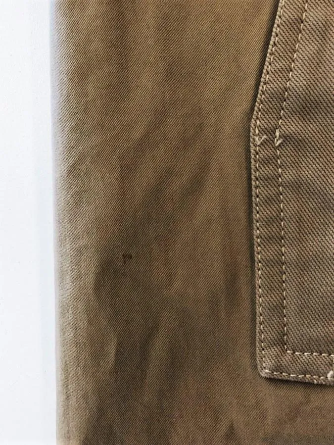 Vanessa Bruno Trench Coat Gatsby Khaki Cotton Gabardine Size 38 Belted Jacket