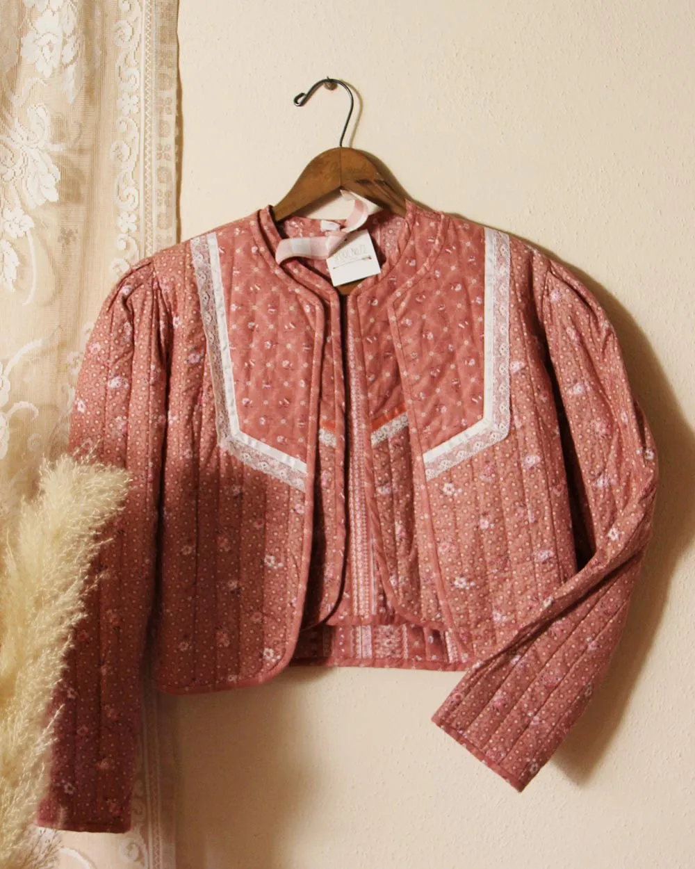 Vintage Quilted Vest & Jacket Set
