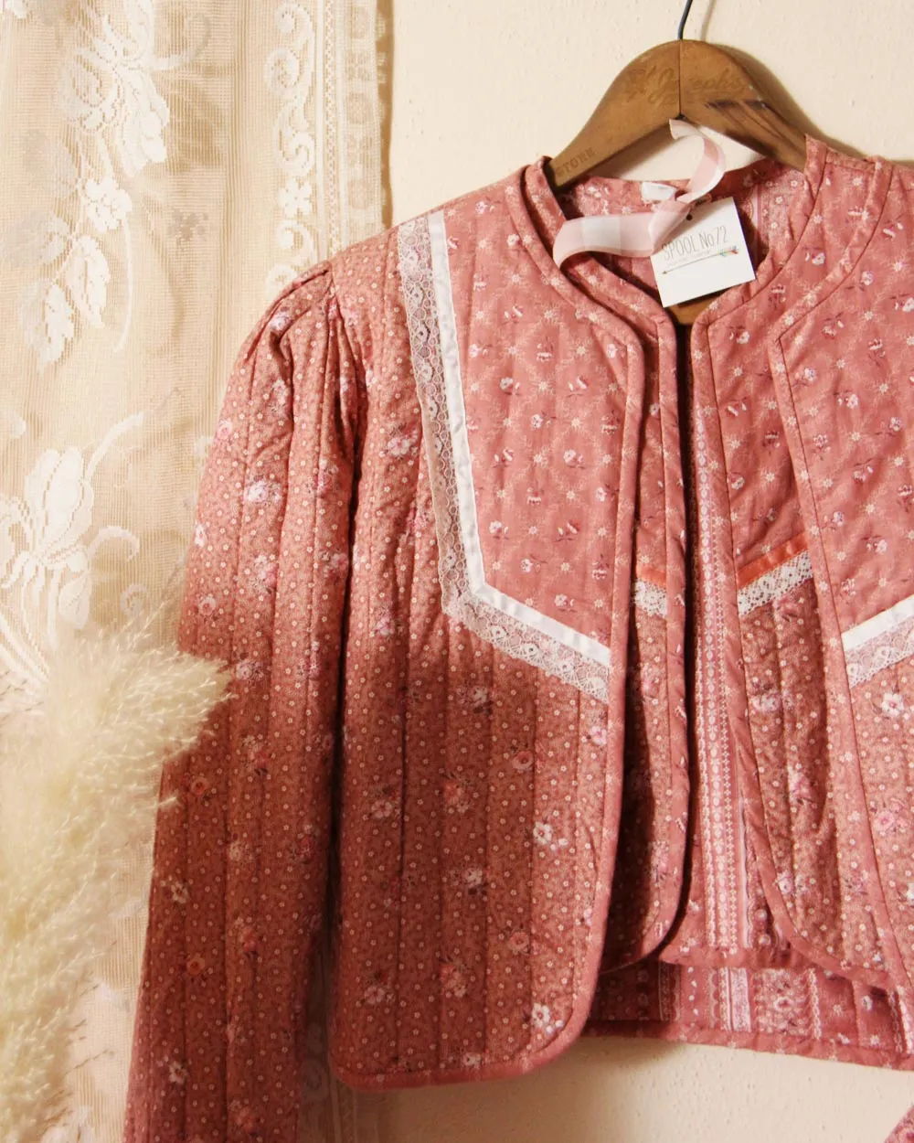 Vintage Quilted Vest & Jacket Set